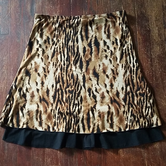 Wrapper Dresses & Skirts - Leopard print skirt